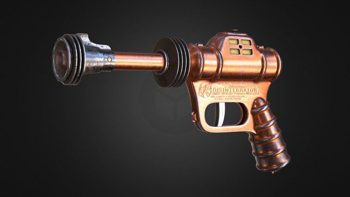 toy gun - "Buck Rogers Atomic Disintegrator" 3D Model
