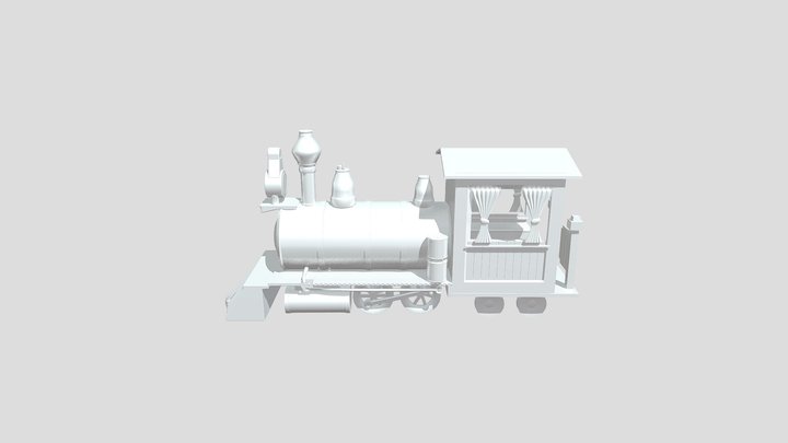 Basic Train Model. 3D Model