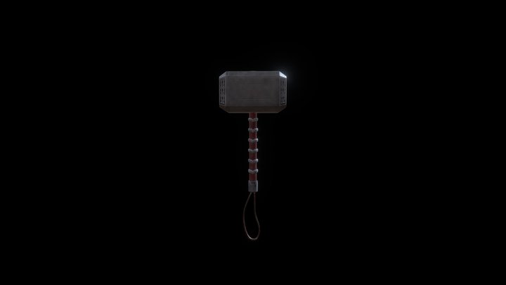 Thor's Hammer 3D Model