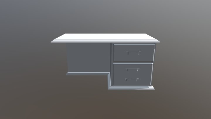 Desk Game Object 3D Model
