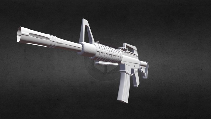 M16-3 3D Model