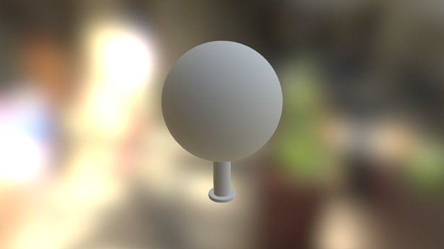 8" Target Sphere 3D Model