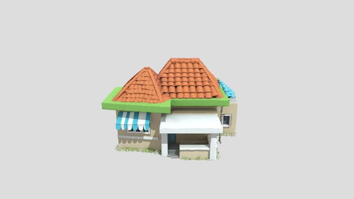 Sunny Cottage 3D Model