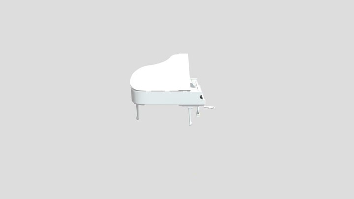 WIP Piano 3D Model