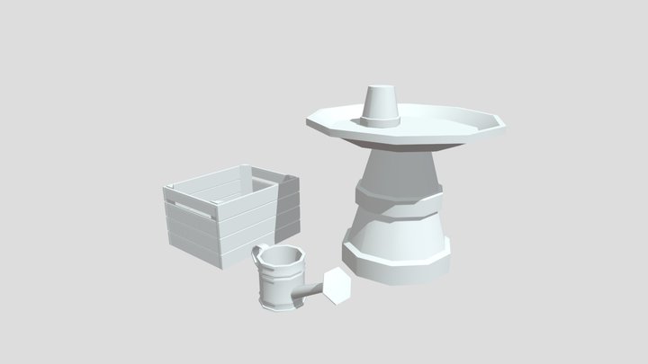 Grandma's House - 3SimpleProps 3D Model
