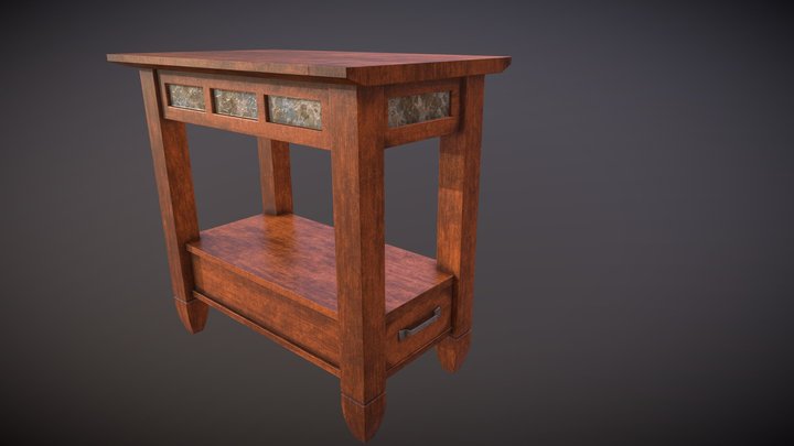 Atkinson End Table 3D Model