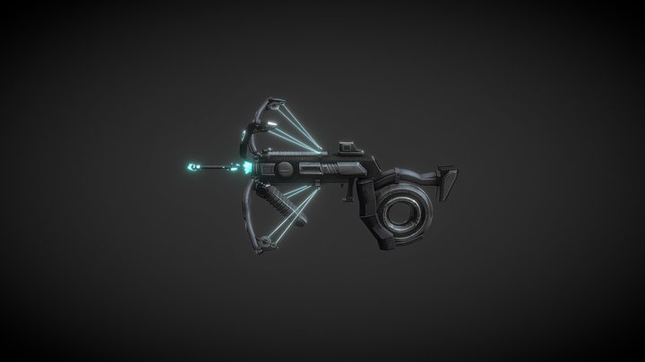 Arbalette semi futuriste 3D Model