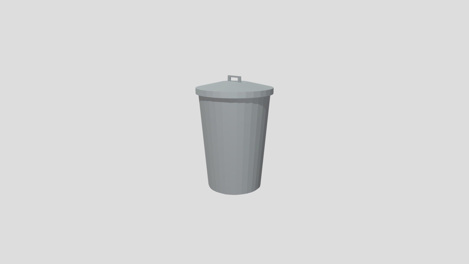 Low-poly bin