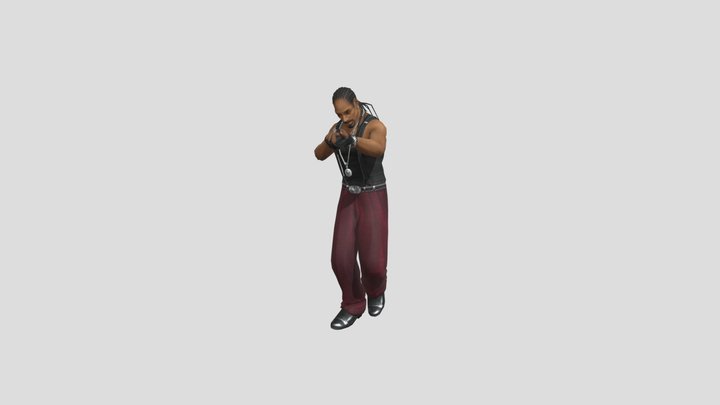 Snoop Dogg as Crow from DefJam FFNY 3D Model