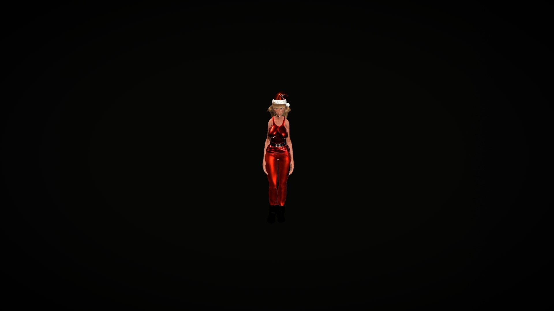 Christmas elf girl sexy Santa Claus - Download Free 3D model by Cartoonvideoanimation (@Cindy ...