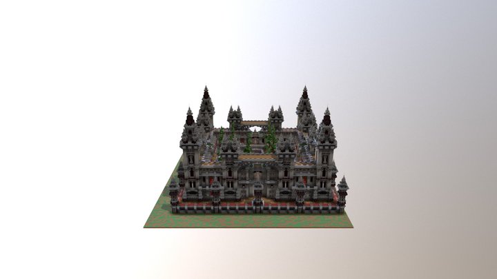 Minecraft Factions Spawn - Commission 3D Model