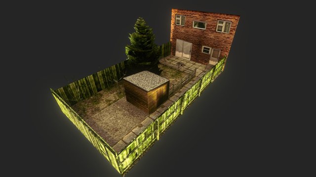 Back Yard 3D Model