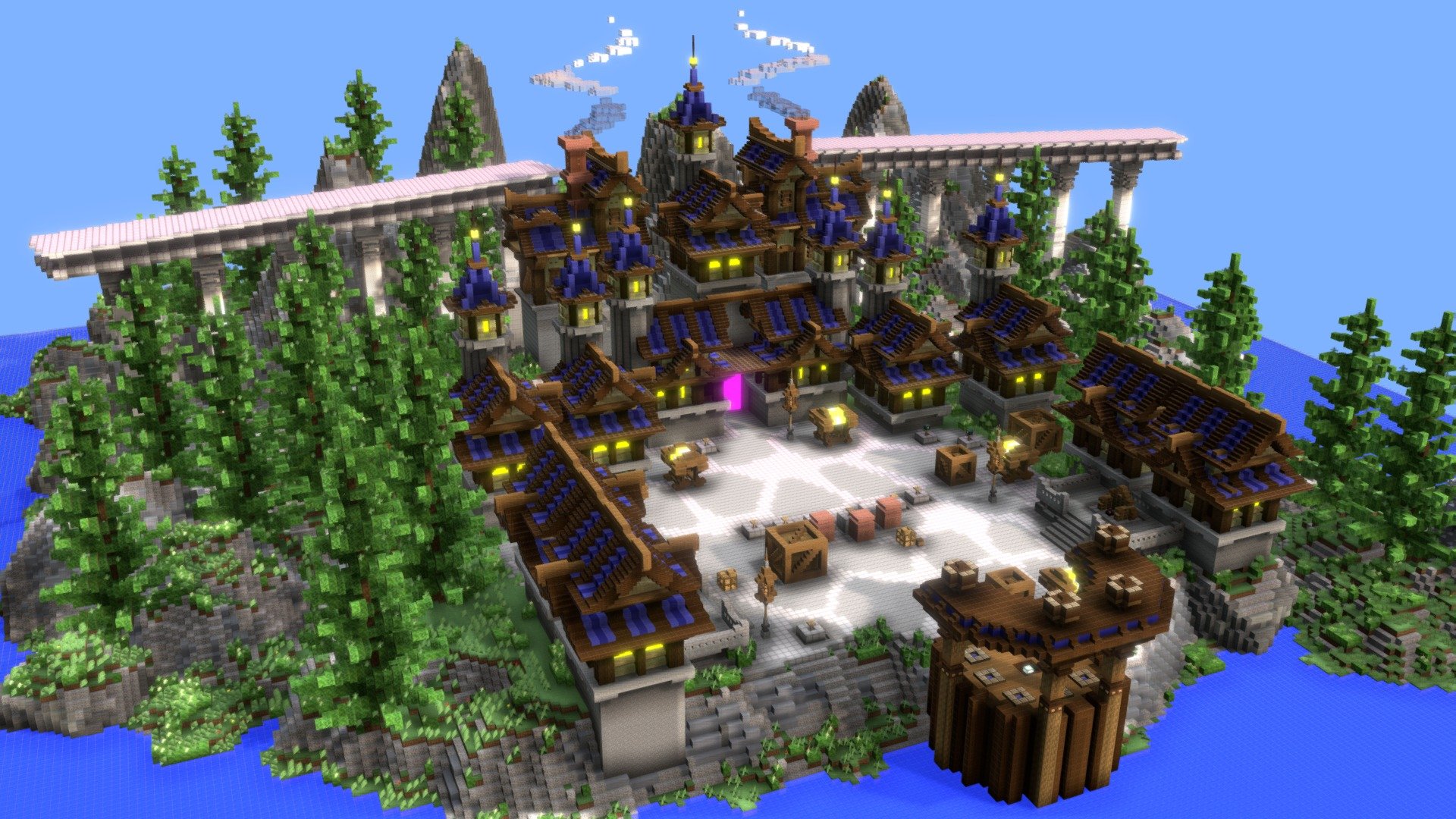 Spawn - Blue Village - |300x300| - 3D model by OriginBuilds (@Origin ...