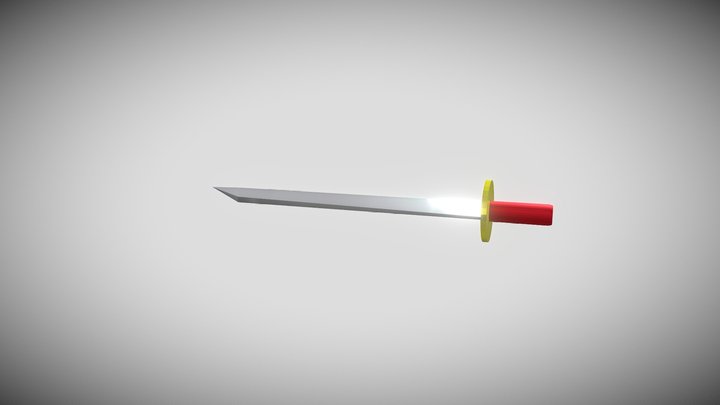 Realistic Katana 3D Model