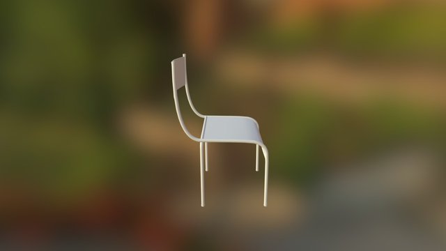 Chaise School 3D Model
