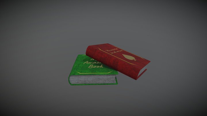Books 3D Model