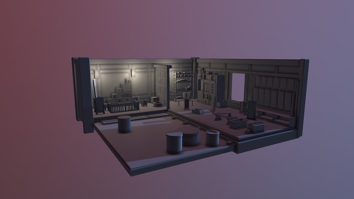 4 Hours to do an House Interior (No retopology) 3D Model