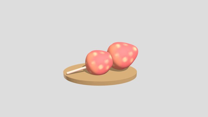 Strawberry dango