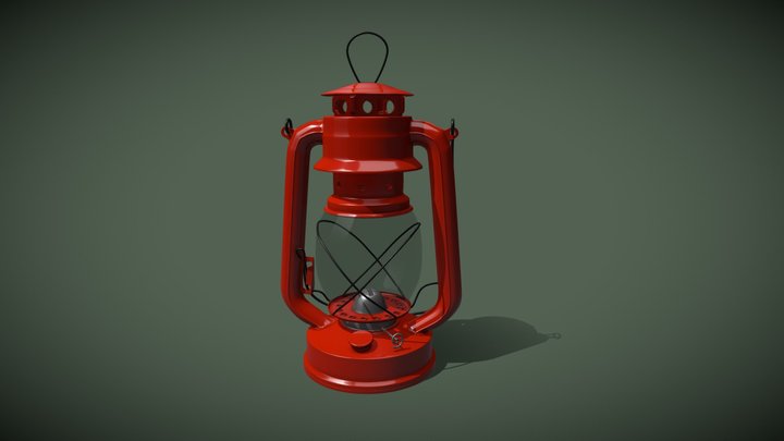Hurricane Lamp 3D Model