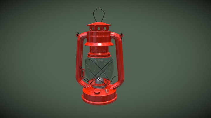 Hurricane Lamp 3D Model