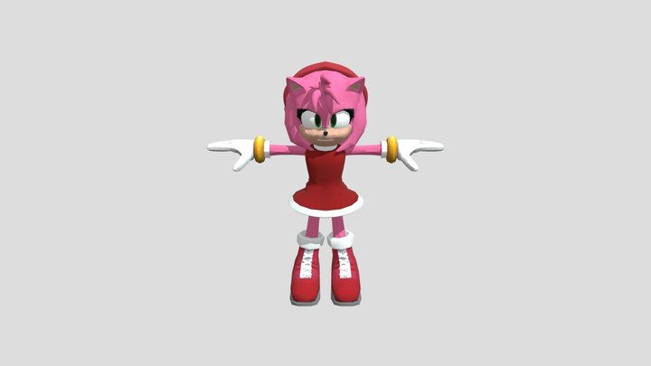 Amy Rose Movie Fan Art V2