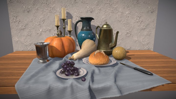 Still Life 3D Model