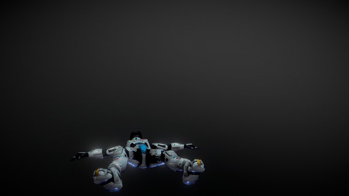 HALO FAN-ART VZLA Stand Up (Animation) 3D Model