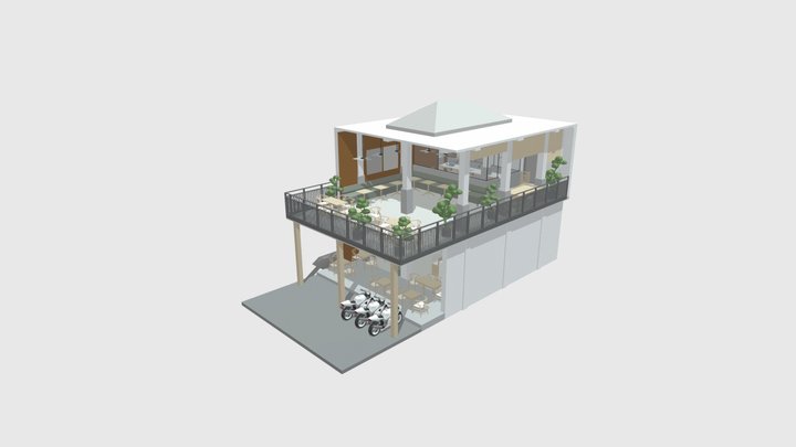 02_cafe 3D Model