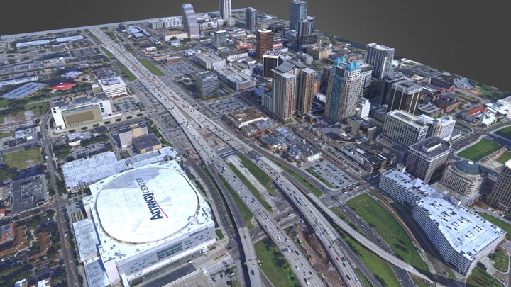 Downtown Orlando 3D Model