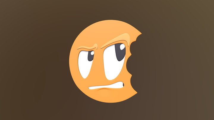 CG Cookie Logo 3D Model