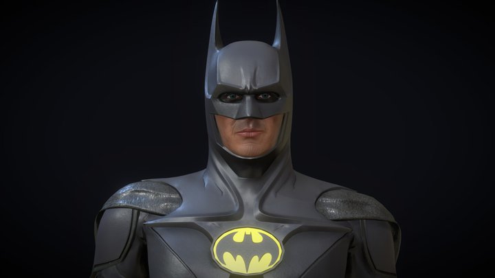 Michael Keaton's Batman (THE FLASH) 3D Model
