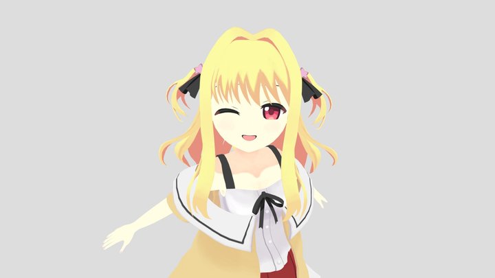 yunoha（オリジナル3Dキャラクター） 3D Model