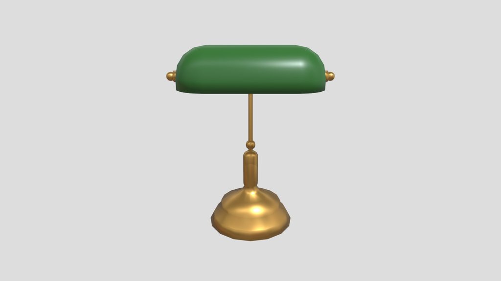 Table Lamp Lowpoly