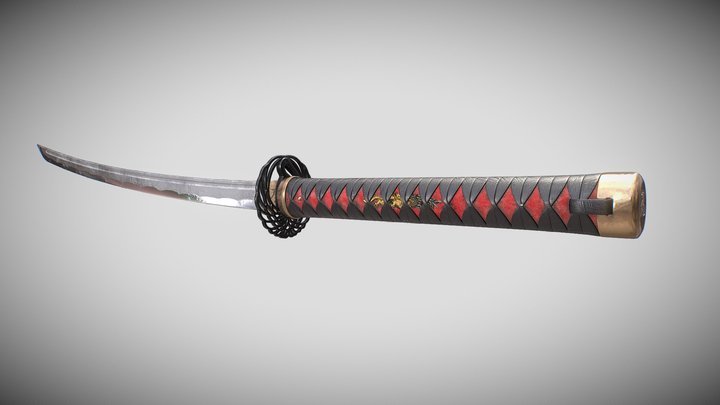Katana Samurai - Ninja Sword 3D Model