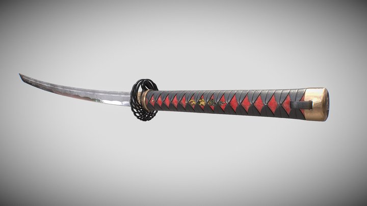 Katana Samurai - Ninja Sword 3D Model