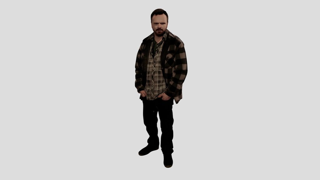 Jesse Pinkman Rugged in Plaid