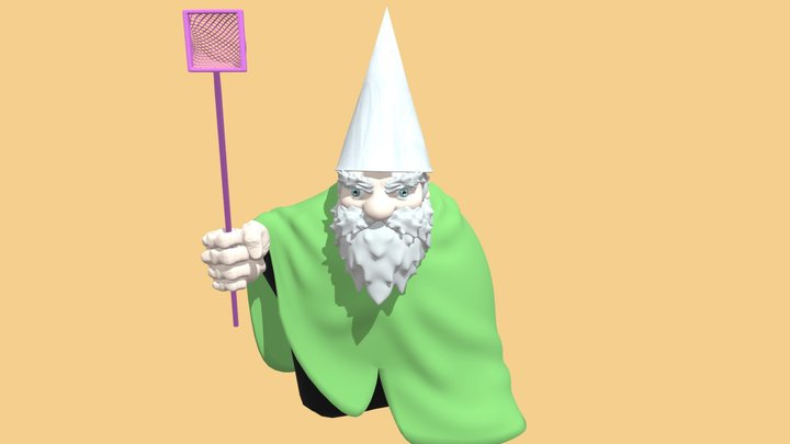 gnome wizard 3D Model