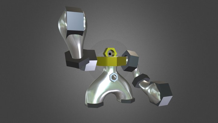 Melmetal - Pokémon Let's Go Fan Art V.2 3D Model