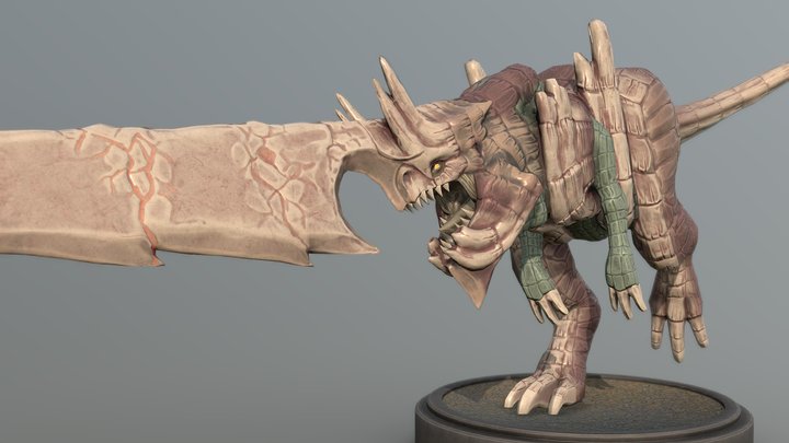 Cultronus (Monster Hunter - Fan Monster) 3D Model