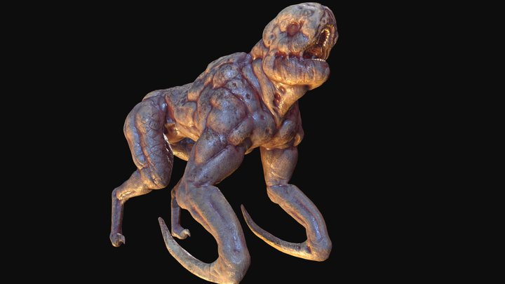 Dog Monster 3D Model