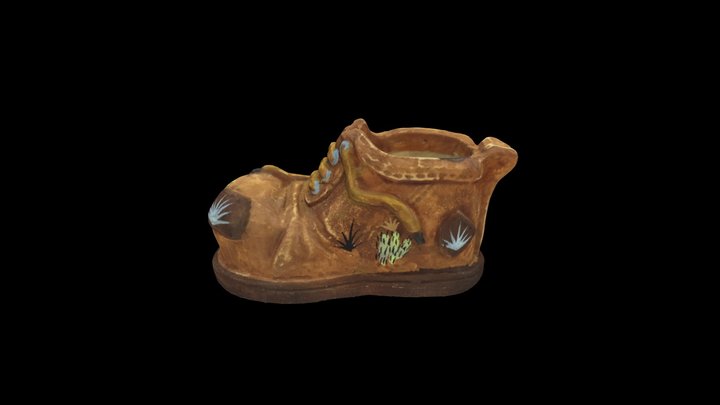 Ceramic Shoe (3DF Zephyr Lite) 3D Model