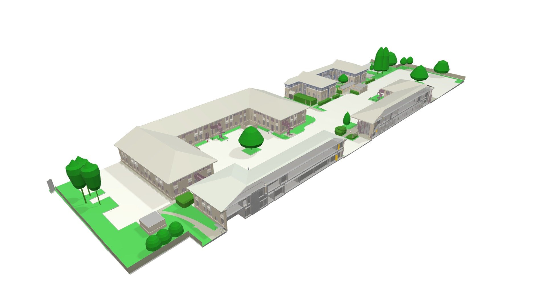 Jordan Hill - 3D Building Model (V,C)