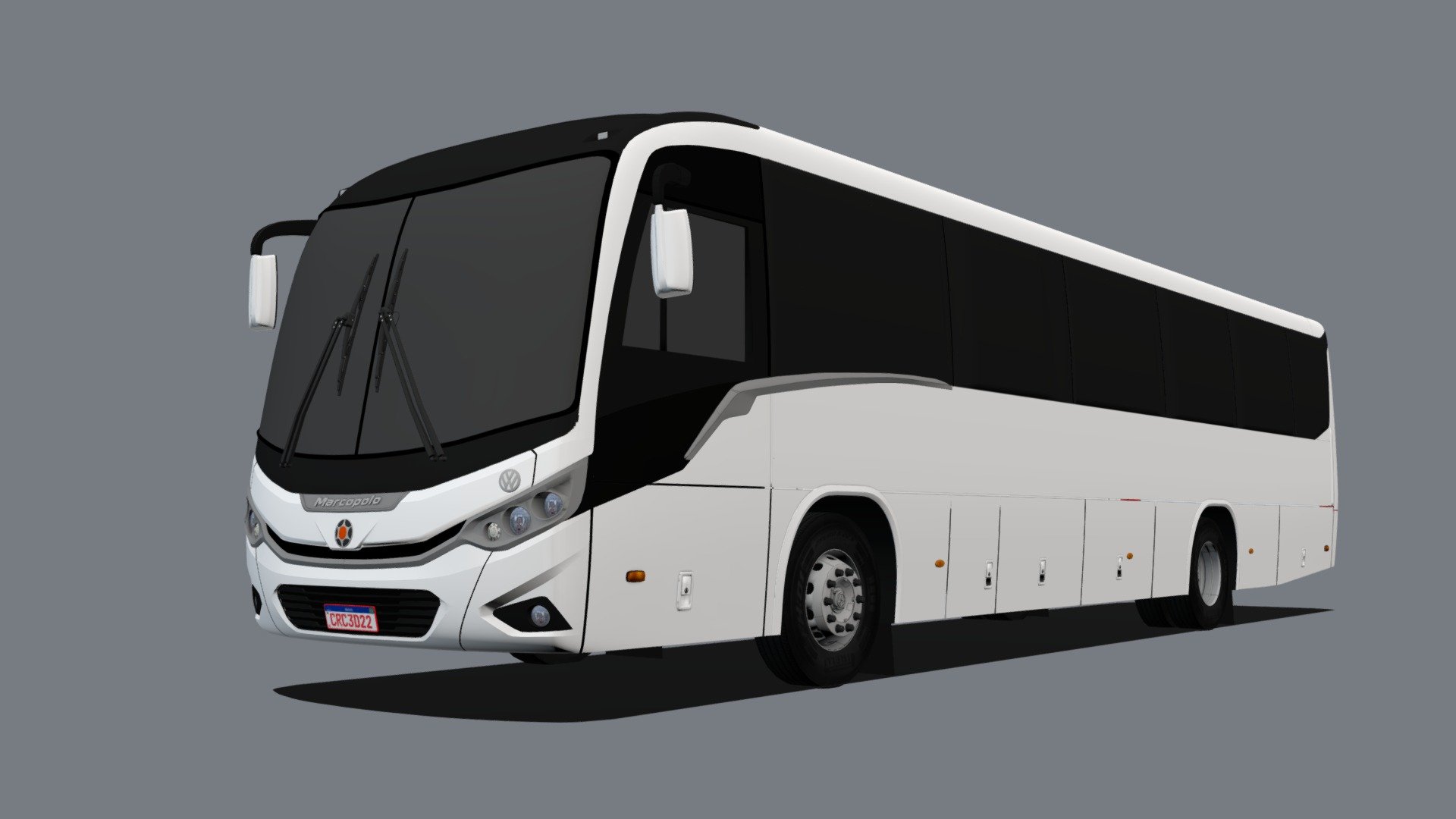 3D model Bus Marcopolo Viaggio G4 800 VR / AR / low-poly