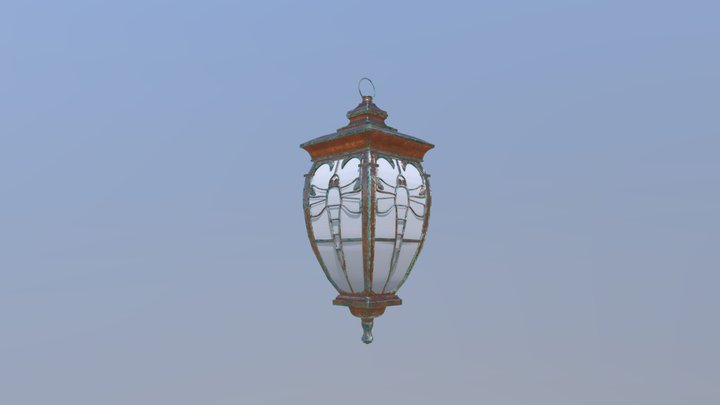 Art Deco style Pendant Lamp (wip) 3D Model