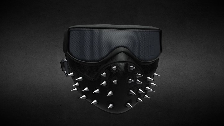 watch dogs 2 wrench mask 3D Model