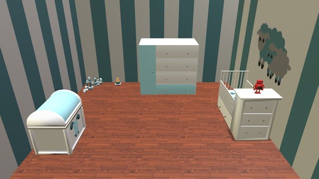 Baby's room 3D Model