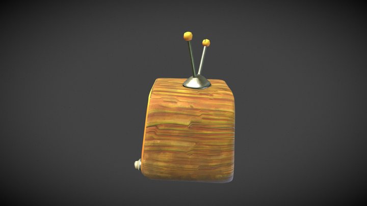 Retro Tv 3D Model