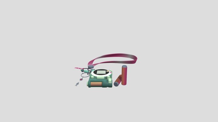 Tamagotchi_Pose2_M 3D Model