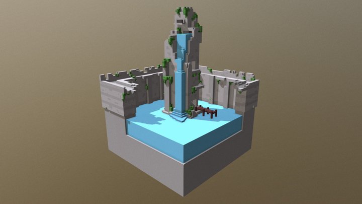 Water Temple 3D Model