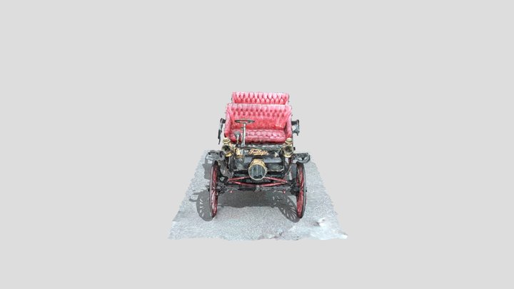1909 Tudhope McIntyre antique car 3D Model